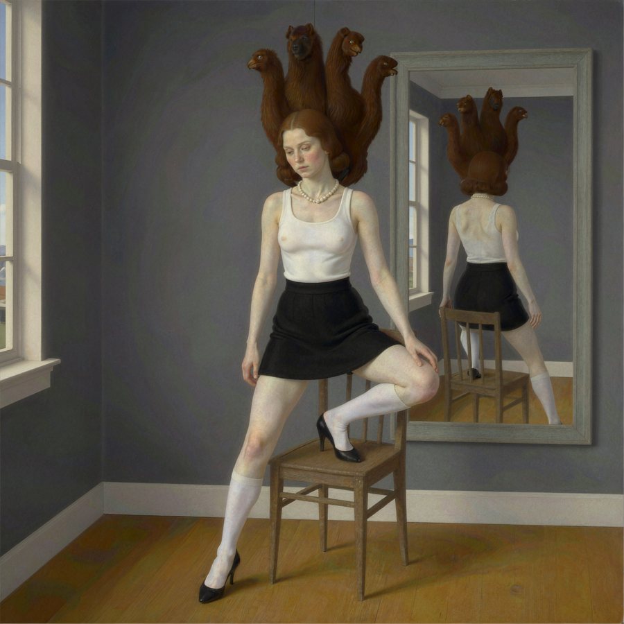 The Witness — painting by Von Wolfe